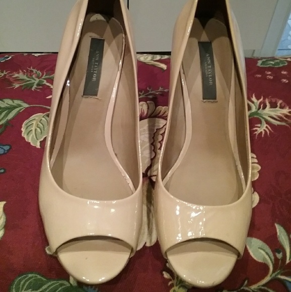 open toe wedges for work